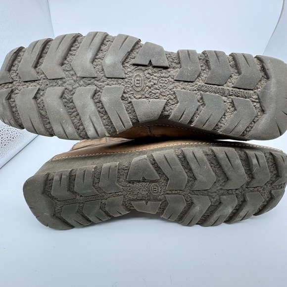 Mod Brev Women's 39‎ Boot Genuine Italian Leather Fur Lined Long Square Toed Y2K - Picture 9 of 14